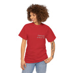 Korean Phrase Tee "When Autumn Comes I Think of You" | Fairy Light Lettering | Sage Green Graphic | Unisex Fall Shirt | Korean Phrase Script Tee | White T‑Shirt with Silver Hangul Text