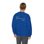 Korean Merry Christmas Sweatshirt | Hangul Initials Front & Back Print | Holly & Snowflake Crewneck | Minimal K-Culture Holiday Gift