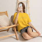 Meaningful Korean Phrase Tee | Reunion Quote Shirt | Sparkle Star Accent Graphic | Sage Green Text | Korean Phrase | Minimal Hangul Script