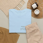 Korean Phrase Tee "When Autumn Comes I Think of You" | Fairy Light Lettering | Sage Green Graphic | Unisex Fall Shirt | Korean Phrase Script Tee | White T‑Shirt with Silver Hangul Text