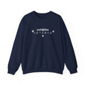 Korean Merry Christmas Sweatshirt | Hangul Initials Front & Back Print | Holly & Snowflake Crewneck | Minimal K-Culture Holiday Gift