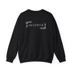 Korean Merry Christmas Sweatshirt | Hangul Initials Front & Back Print | Holly & Snowflake Crewneck | Minimal K-Culture Holiday Gift