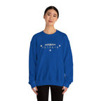 Korean Merry Christmas Sweatshirt | Hangul Initials Front & Back Print | Holly & Snowflake Crewneck | Minimal K-Culture Holiday Gift