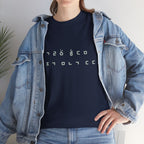 Meaningful Korean Phrase Tee | Reunion Quote Shirt | Sparkle Star Accent Graphic | Sage Green Text | Korean Phrase | Minimal Hangul Script