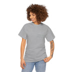 Korean Phrase Tee "When Autumn Comes I Think of You" | Fairy Light Lettering | Sage Green Graphic | Unisex Fall Shirt | Korean Phrase Script Tee | White T‑Shirt with Silver Hangul Text