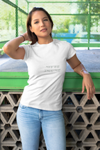 Korean Phrase Tee "When Autumn Comes I Think of You" | Fairy Light Lettering | Sage Green Graphic | Unisex Fall Shirt | Korean Phrase Script Tee | White T‑Shirt with Silver Hangul Text