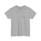 Korean Phrase Tee "When Autumn Comes I Think of You" | Fairy Light Lettering | Sage Green Graphic | Unisex Fall Shirt | Korean Phrase Script Tee | White T‑Shirt with Silver Hangul Text