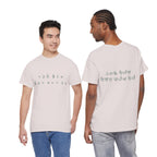 Meaningful Korean Phrase Tee | Reunion Quote Shirt | Sparkle Star Accent Graphic | Sage Green Text | Korean Phrase | Minimal Hangul Script