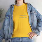 Korean Phrase Tee "When Autumn Comes I Think of You" | Fairy Light Lettering | Sage Green Graphic | Unisex Fall Shirt | Korean Phrase Script Tee | White T‑Shirt with Silver Hangul Text