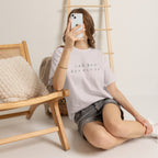 Meaningful Korean Phrase Tee | Reunion Quote Shirt | Sparkle Star Accent Graphic | Sage Green Text | Korean Phrase | Minimal Hangul Script