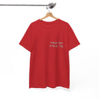 Korean Phrase Tee "When Autumn Comes I Think of You" | Fairy Light Lettering | Sage Green Graphic | Unisex Fall Shirt | Korean Phrase Script Tee | White T‑Shirt with Silver Hangul Text
