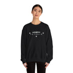 Korean Merry Christmas Sweatshirt | Hangul Initials Front & Back Print | Holly & Snowflake Crewneck | Minimal K-Culture Holiday Gift