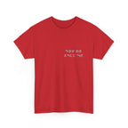 Korean Phrase Tee "When Autumn Comes I Think of You" | Fairy Light Lettering | Sage Green Graphic | Unisex Fall Shirt | Korean Phrase Script Tee | White T‑Shirt with Silver Hangul Text